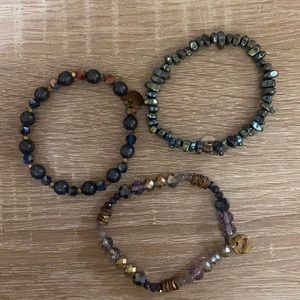 Set of 3 Ermish Bracelets